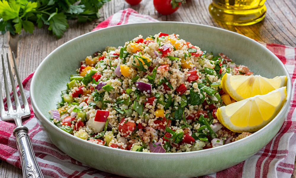 Der Perfekte Grillbegleiter Bunter Couscous Salat Mit Paprika