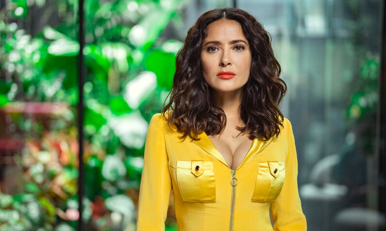 Salma Hayek in der Netflix Serie "Black Mirror" - Staffel 6 | © Netflix/Nick Wall