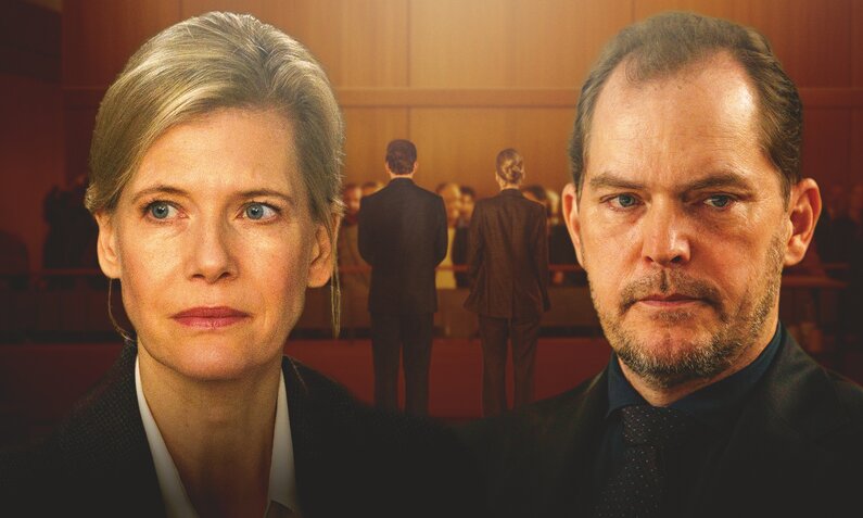 SIE, Katharina Schlüter (Ina Weisse), und ER, Christian Thiede (Godehard Giese) waren mal verliebt - jetzt sehen sie sich vor Gericht. | © ZDF