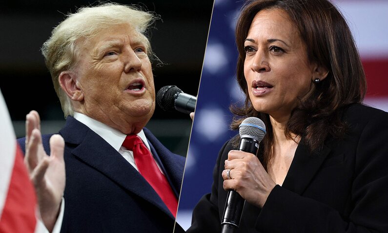 Das TV-Duell zwischen Kamala Harris und Donald Trump kommt nun doch. | © Hörzu