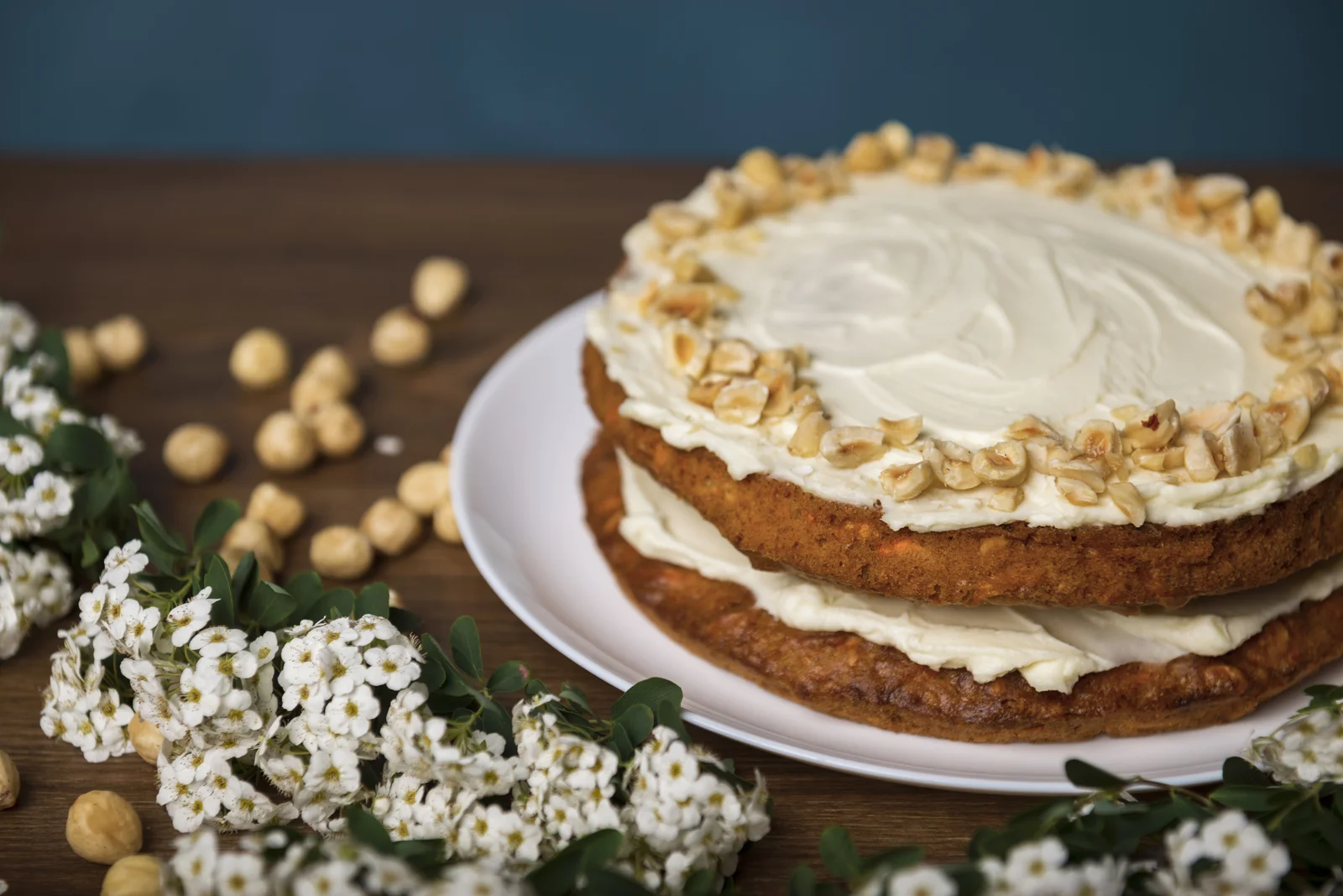 Herbstlicher Seelenwärmer: Karottenkuchen mit Frischkäse-Frosting